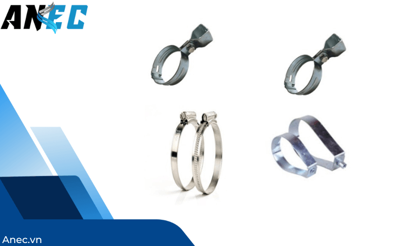 cùm treo xi mạ và cùm inox
